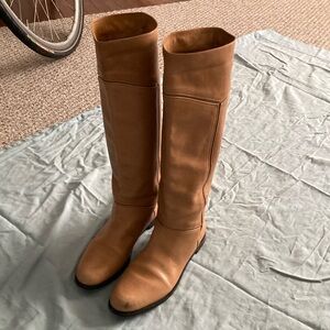 Via Spiga Camel leather Boots